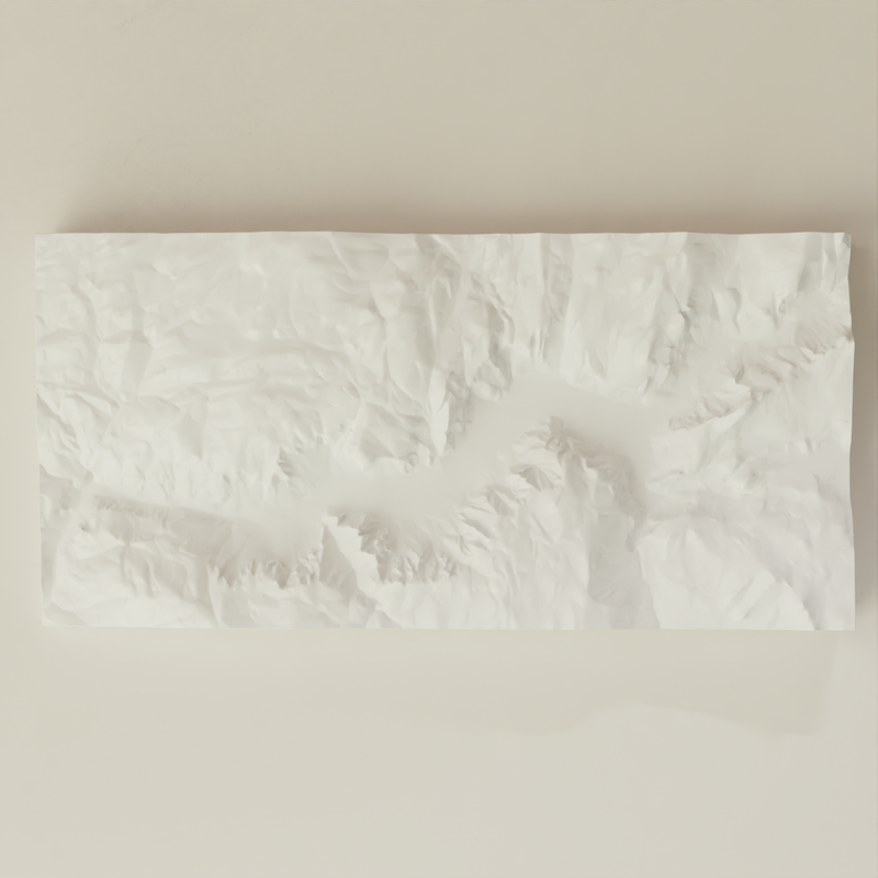 Custom Location Premium Magnetic Carved Topographic Wall Map – High Detail with custom Finishes