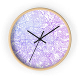 Custom Location Cartographic Wall Clock
