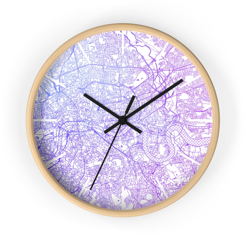 Custom Location Cartographic Wall Clock