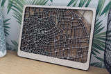 shanghair laser cut map