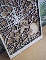 Baltimore laser cut map