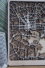 Baltimore laser cut map