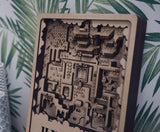 Zelda Laser Cut Map