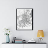 Custom Location City Print. Framed. Classic Style