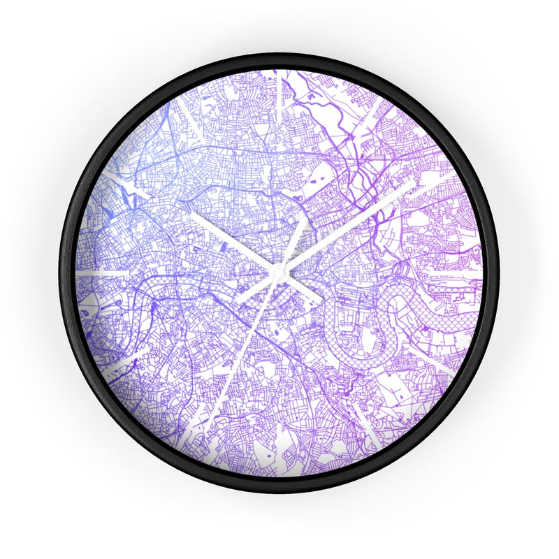 Custom Location Cartographic Wall Clock