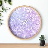 Custom Location Cartographic Wall Clock