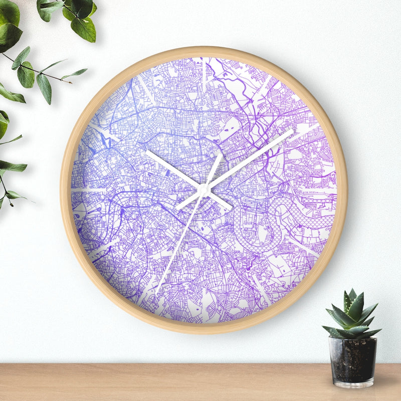 Custom Location Cartographic Wall Clock