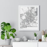 Madrid City Print Framed. Classic Style