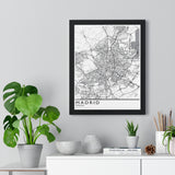 Custom Location City Print. Framed. Classic Style