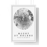 mt st helens map print