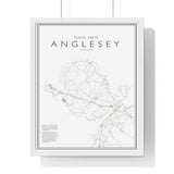 Anglesey Print Framed. Minimal Style