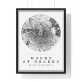 mt st helens map print