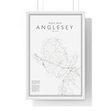 Anglesey Print Framed. Minimal Style