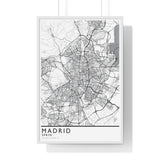 Custom Location City Print. Framed. Classic Style