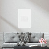 Custom Location Minimalist Topographic Print.