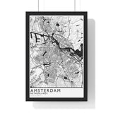 Amsterdam City Print Framed. Classic Style