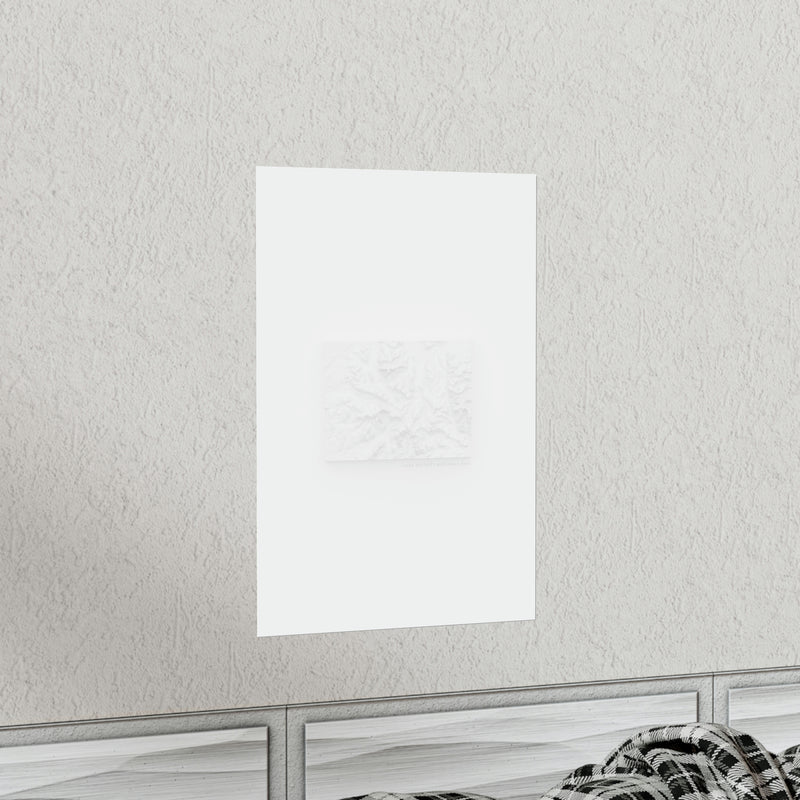 Custom Location Minimalist Topographic Print.
