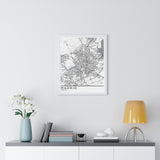 Madrid City Print Framed. Classic Style