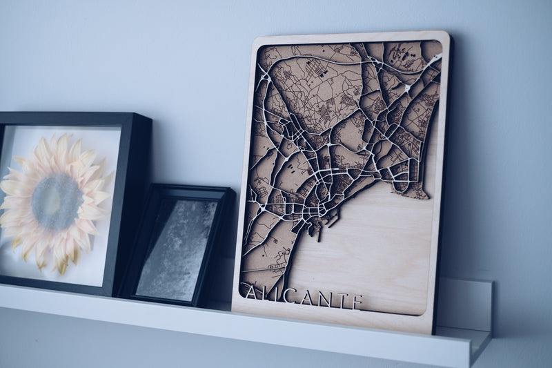 Alicante wood map