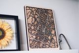 austin laser cut wood maps