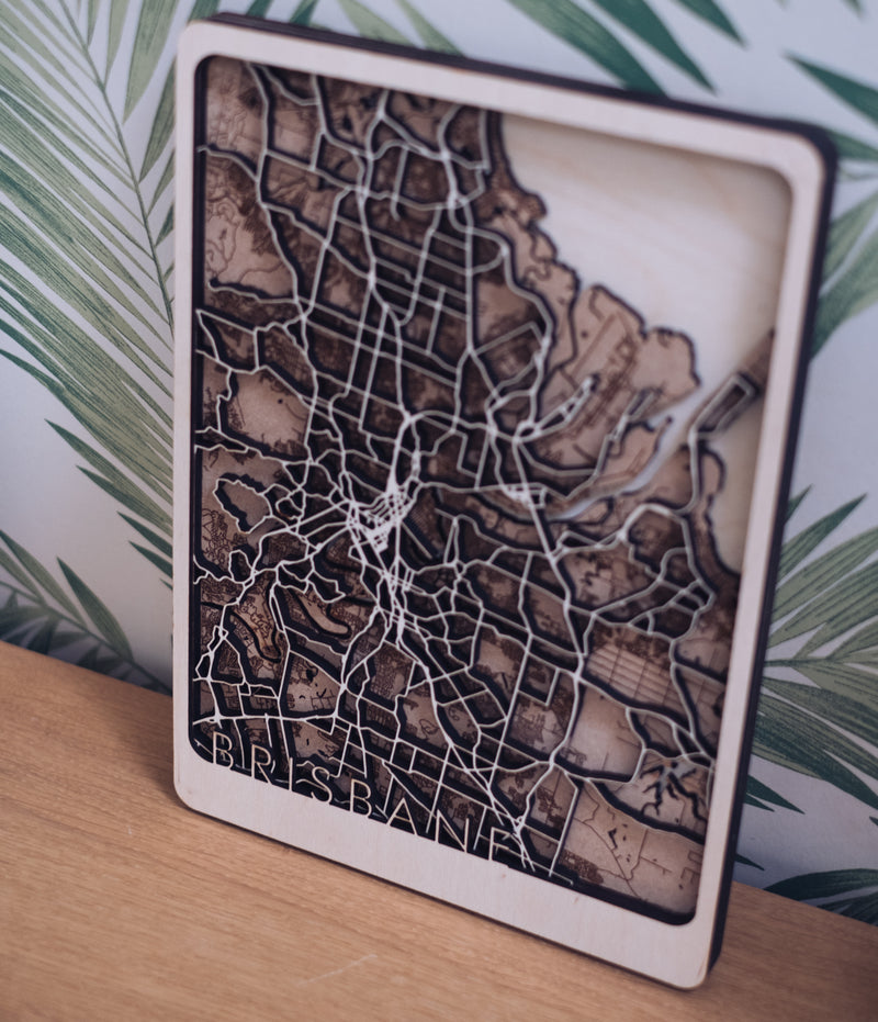 Brisbane Wood Map