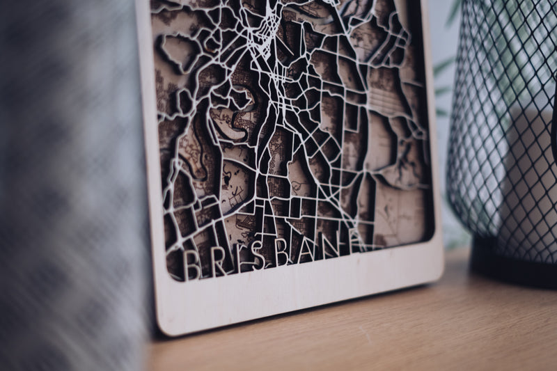 Brisbane Wood Map