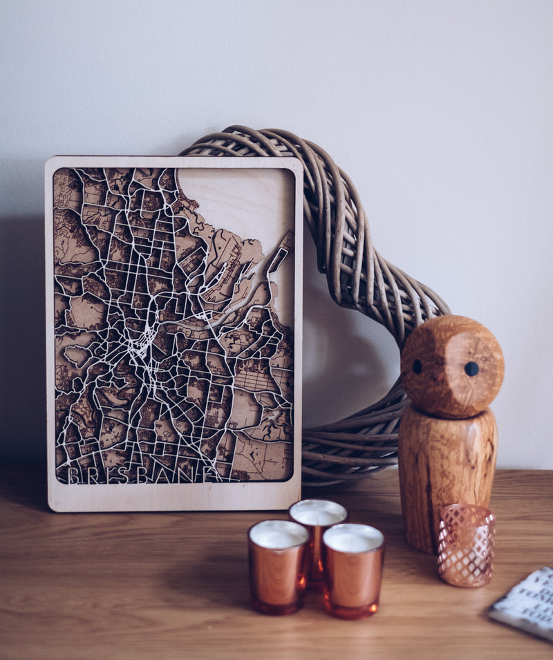 Brisbane Wood Map
