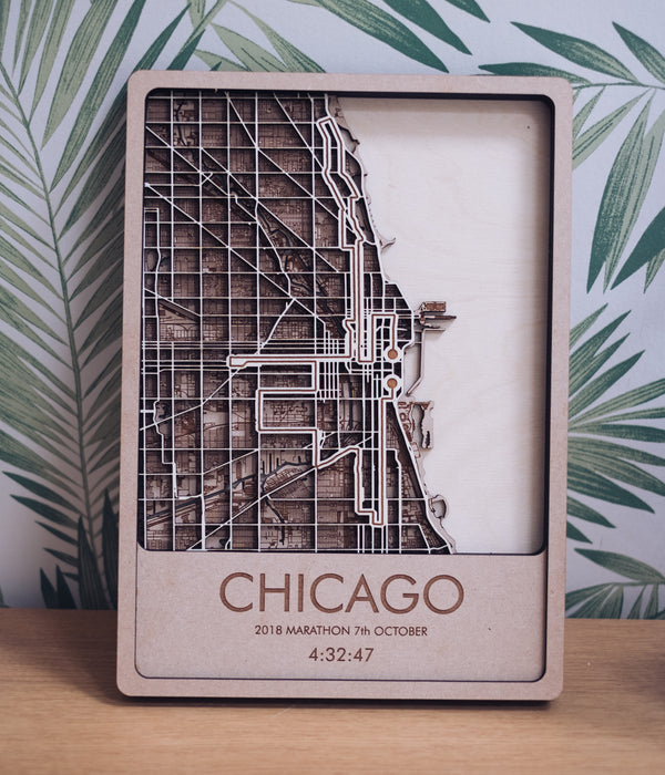 Chicago Marathon Wall Art