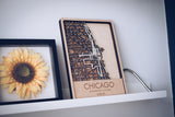 Chicago Marathon Wood Wall Art