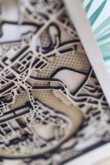 London Laser Cut Map