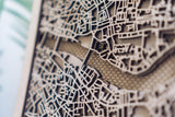 London Laser Cut Map