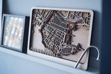 dubrovnik laser cut map