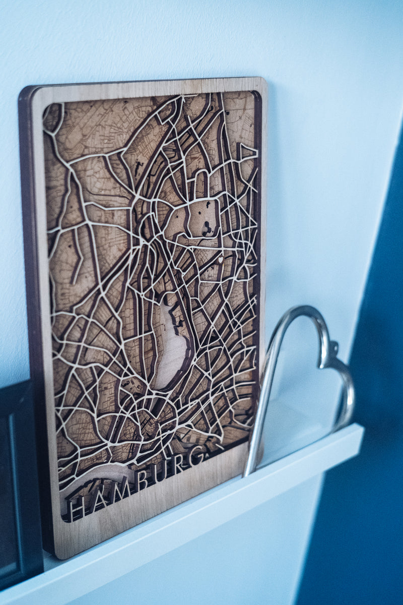 Hamburg Wood Map