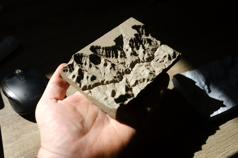 Tiny Topography. Fully Custom Location Topographic Model