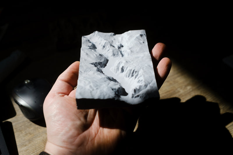Tiny Topography. Fully Custom Location Topographic Model