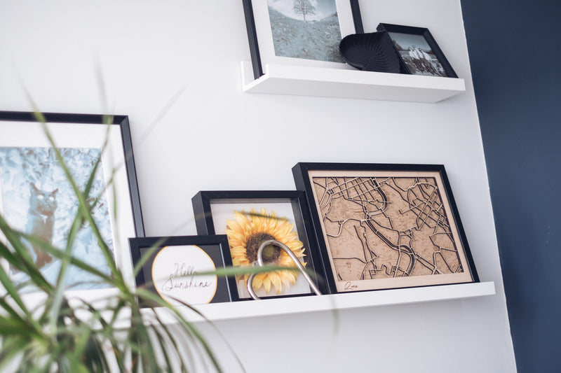 Rome Framed City Map