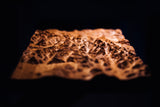 Arrochar Alps, Loch Lomond Full Hardwood Topographic Carved Map