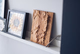 Malvern Hills and Colwall Full Hardwood Topographic Carved Map