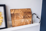 Mount Hood Topographic Carved Map. Oak Hardwood.
