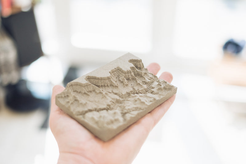 Tiny Topography. Fully Custom Location Topographic Model