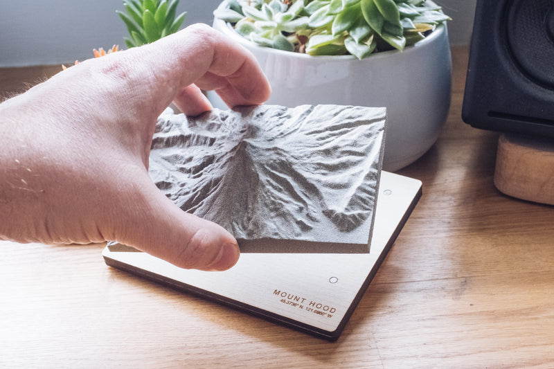 Tiny Topography. Fully Custom Location Topographic Model