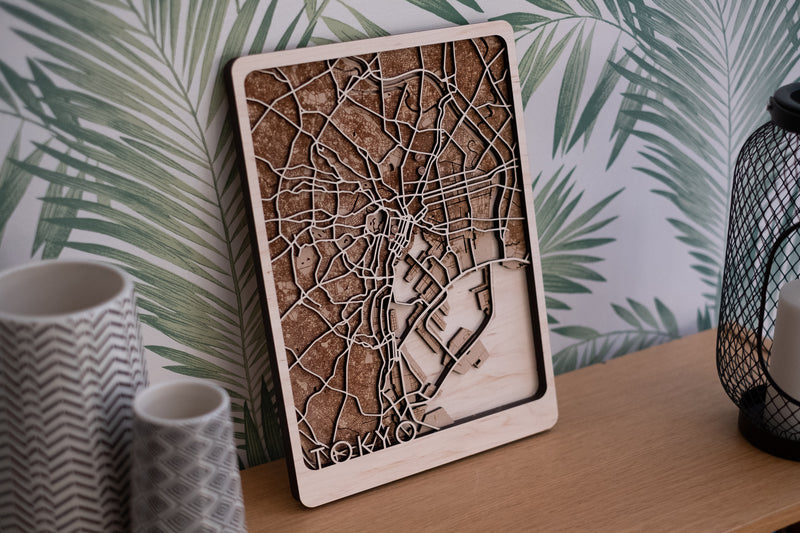 tokyo wood map