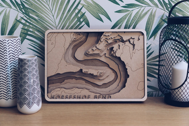 Custom Location Topographic Map