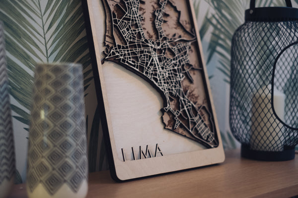 Lima Wood Map