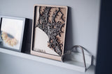Lima laser cut Map