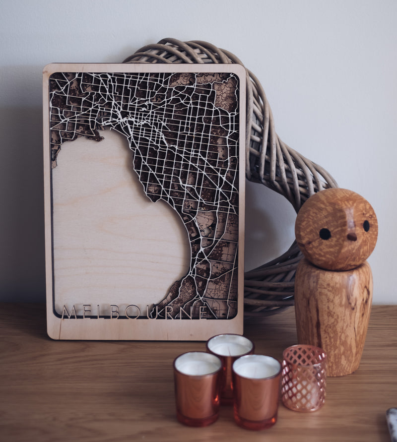 Melbourne wood Map