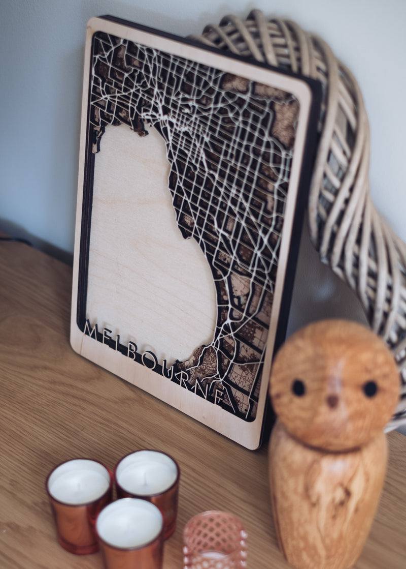 Melbourne wood Map