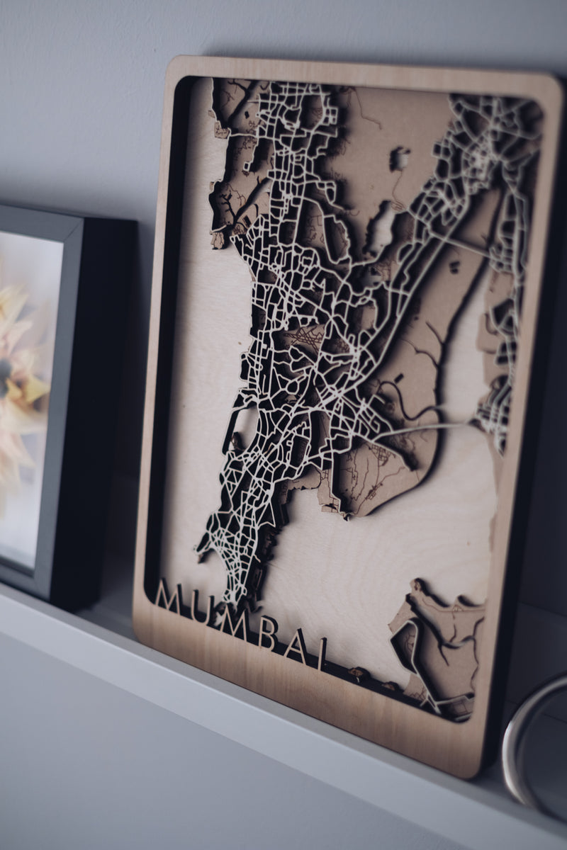 Mumbai Map Art