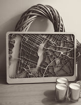 Brooklyn laser cut map