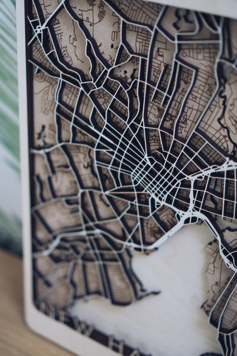 New Haven Wood Map